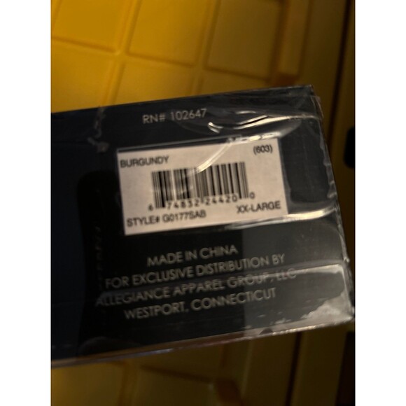 Geoffrey Beene flannel men’s set nwt xxl - Picture 6 of 10